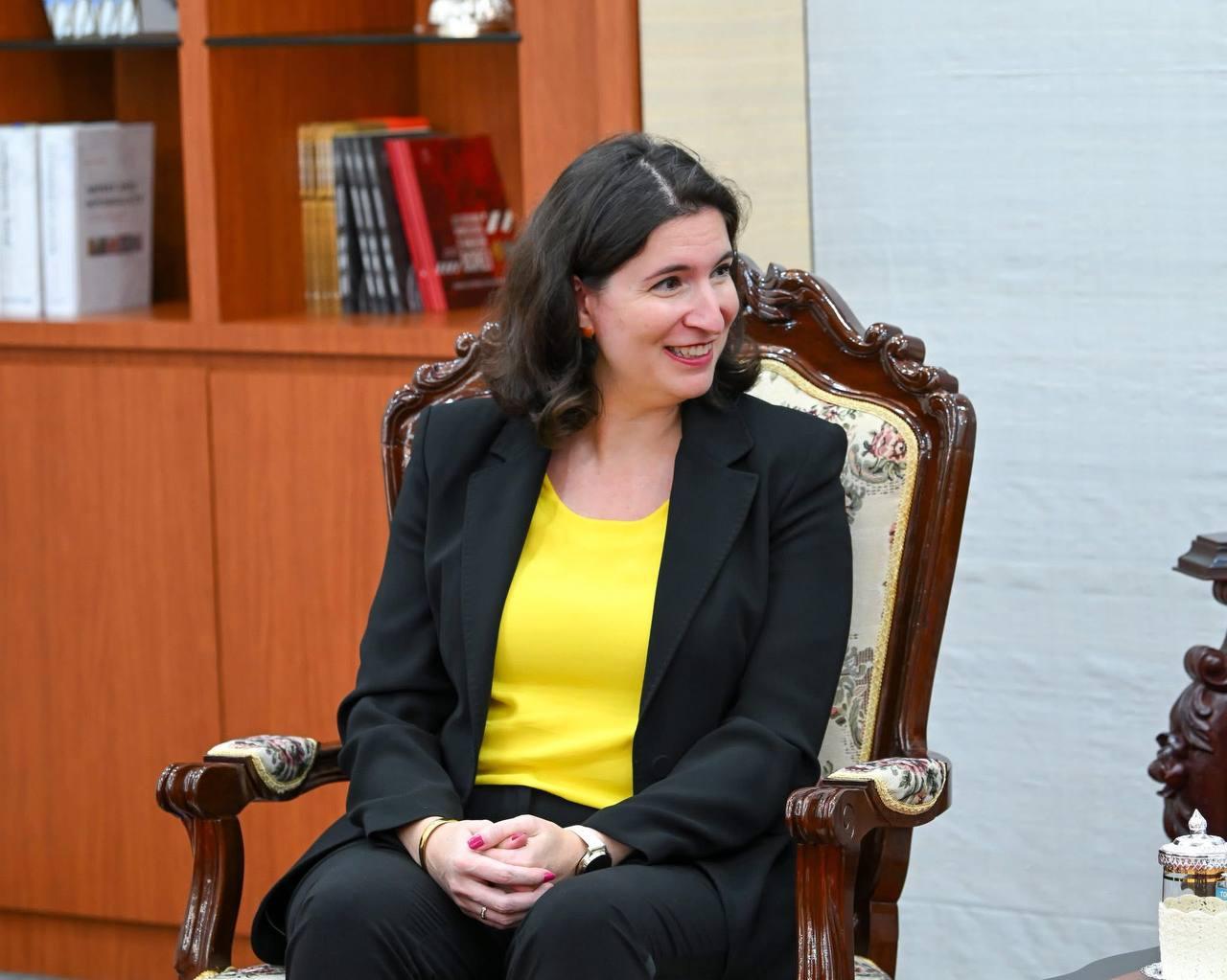 Tania Meyer ប្រធានគ្រប់គ្រង ធនាគារពិភពលោកប្រចាំកម្ពុជា